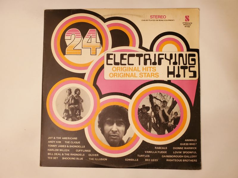 Various Artists 24 Electrifying Hits: Original Hits, Original Stars vinyl record